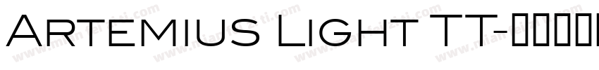 Artemius Light TT字体转换